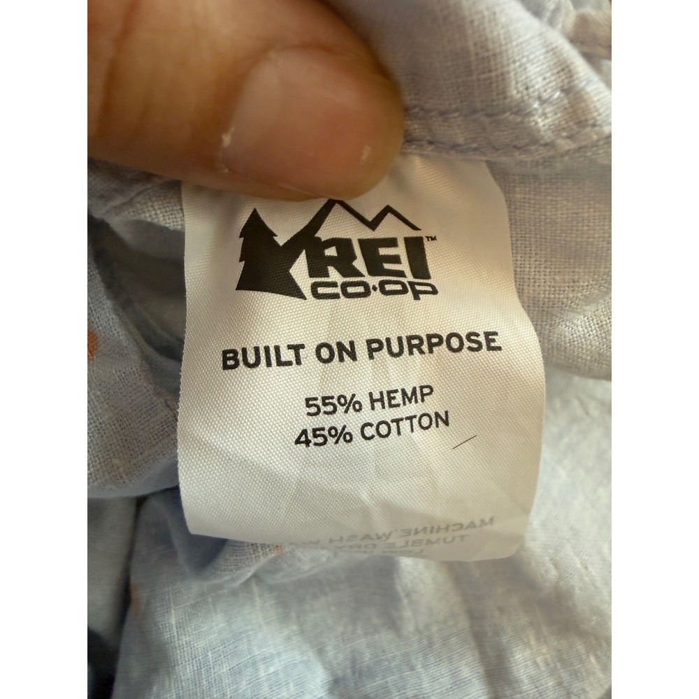 REI CO-OP Womens Tank Top Hemp Cotton Blend Side Tie Gorpcore Boho Small - Picture 3 of 6